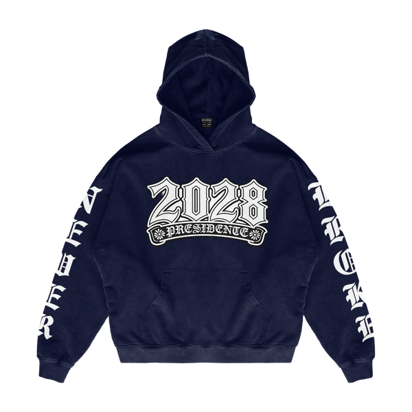 2028 NB PRESIDENTE” DTF HOODIE & SHORTS SET NAVY BLUE