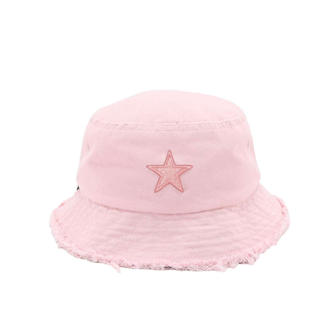 “2028” Limited Edition Distressed Denim Bucket Hat