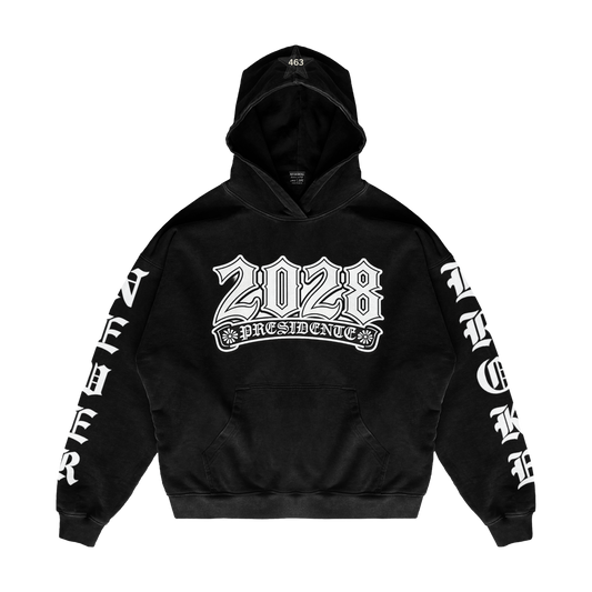 2028 NB PRESIDENTE” DTF HOODIE & SHORTS SET BLACK