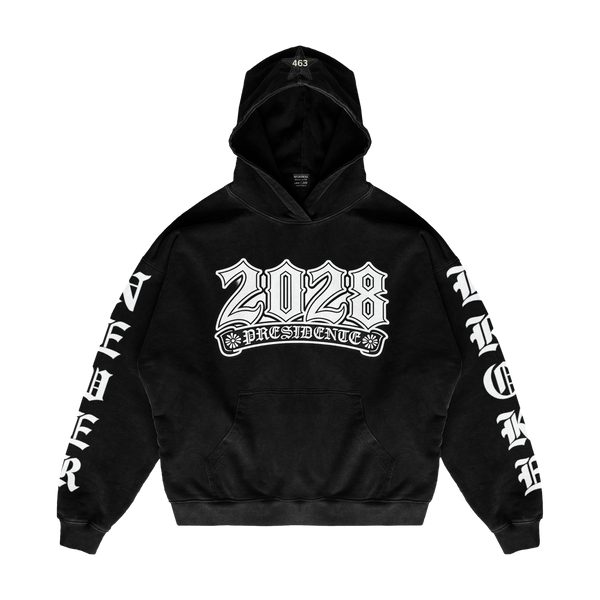 2028 NB PRESIDENTE” DTF HOODIE & SHORTS SET BLACK