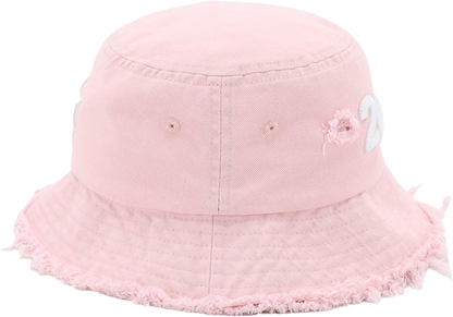 “2028” Limited Edition Distressed Denim Bucket Hat