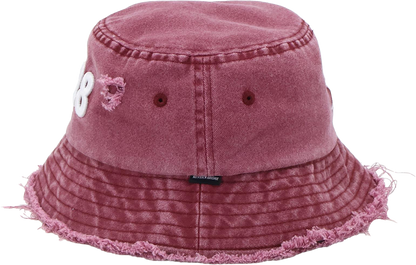 “2028” Limited Edition Distressed Denim Bucket Hat