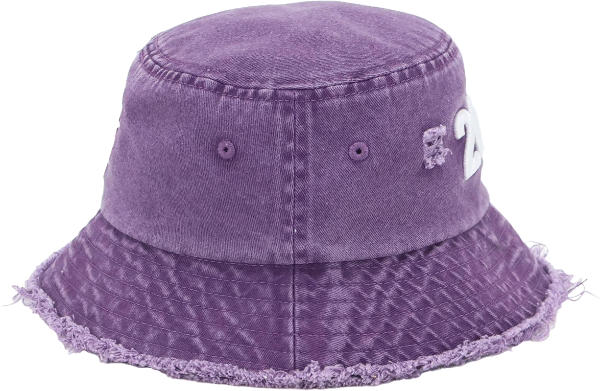 “2028” Limited Edition Distressed Denim Bucket Hat