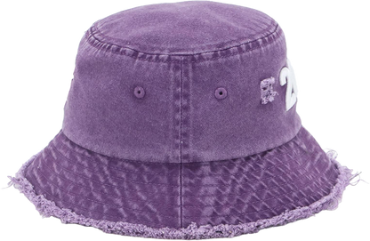 “2028” Limited Edition Distressed Denim Bucket Hat