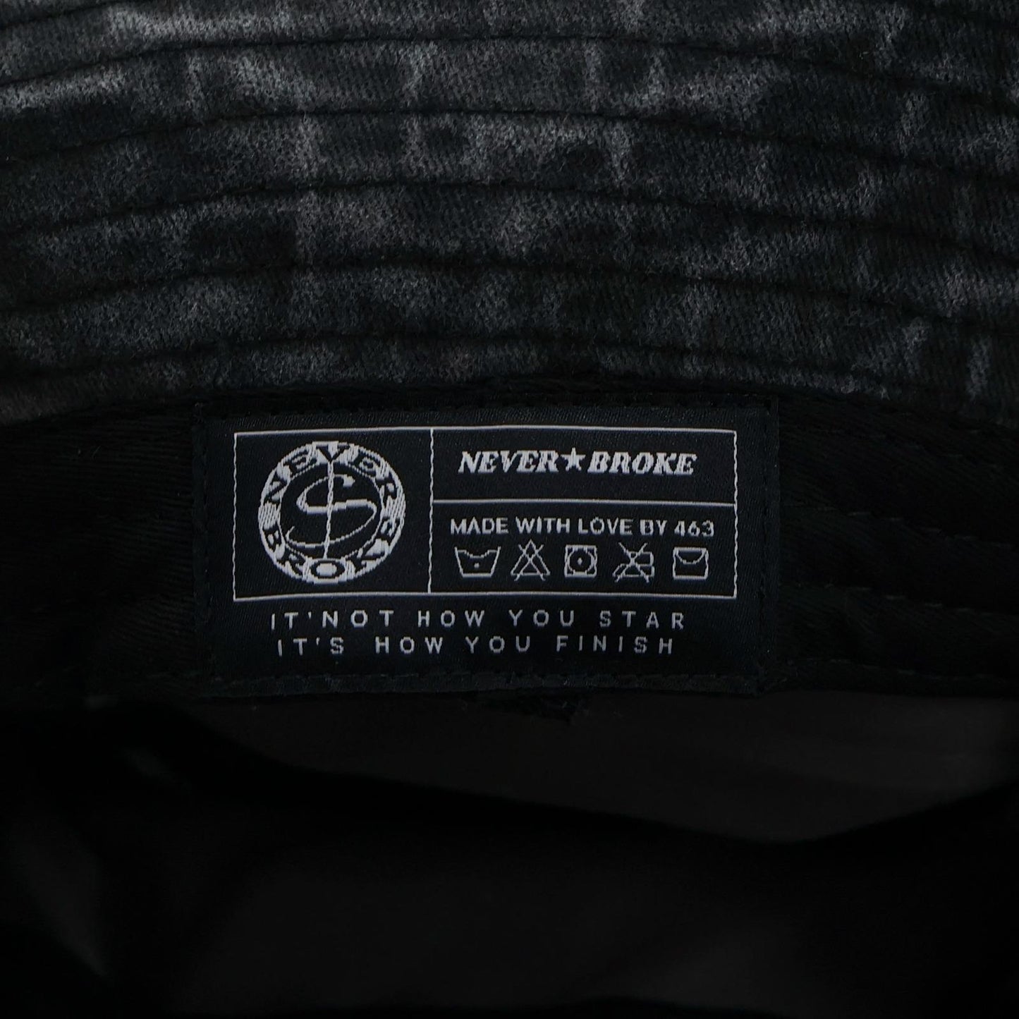 “2028” Limited Edition Distressed Denim Bucket Hat