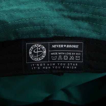 “2028” Limited Edition Distressed Denim Bucket Hat