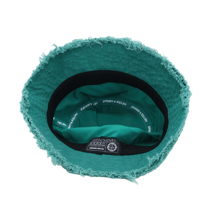 “2028” Limited Edition Distressed Denim Bucket Hat