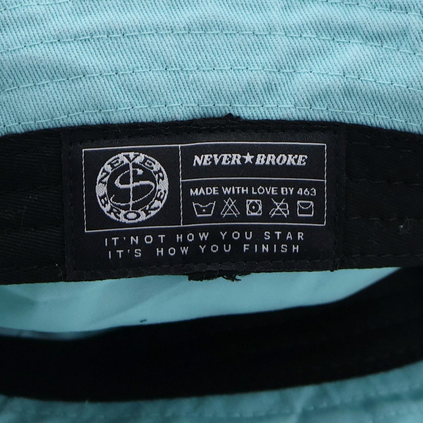 “2028” Limited Edition Distressed Denim Bucket Hat