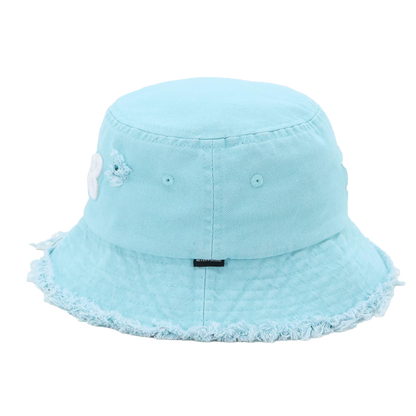 “2028” Limited Edition Distressed Denim Bucket Hat